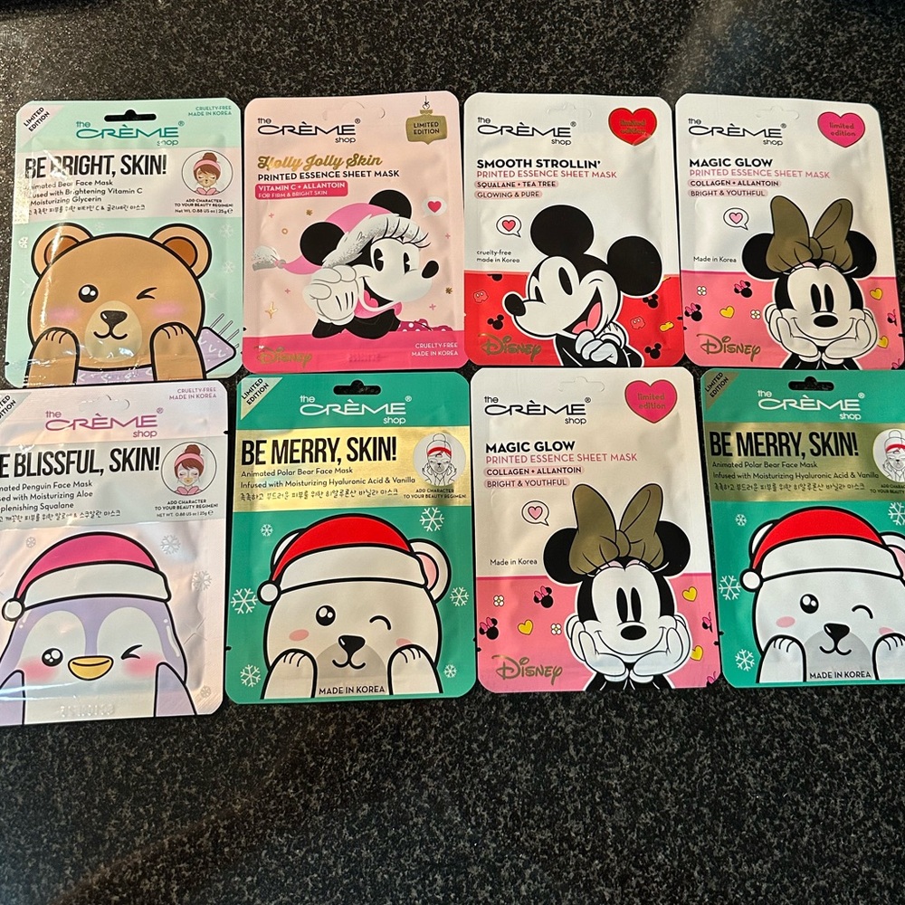 8 the Crème Shop Facial Masks
